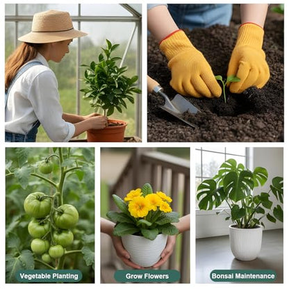 5Pcs Garden Plant Support Stakes for Indoor Outdoor Plants, Stackable Monstera Plant Support Stakes, ClimbingPlant Supports StructuresPlant Holder Stick Moss Pole for Tall Potted Plants