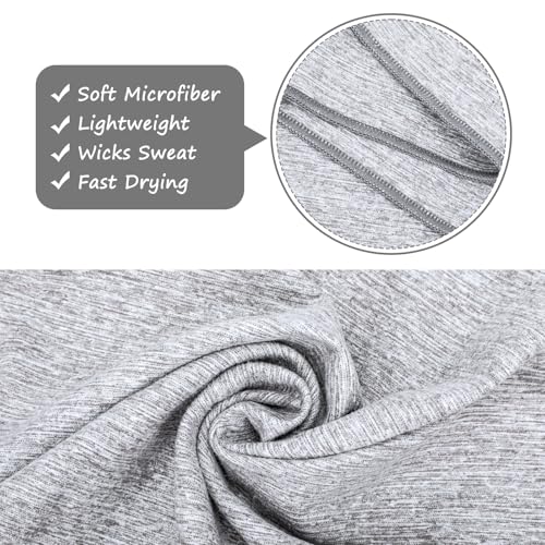 3 Pack Sweat Towel for Working Out Quick Dry Microfiber Gym Towels Men Women Fitness Exercise Tennis Weight Lifting Outdoor Cycling Hiking Fishing Towels(3 Pack(Grey)) - color: 3 Pack(grey)