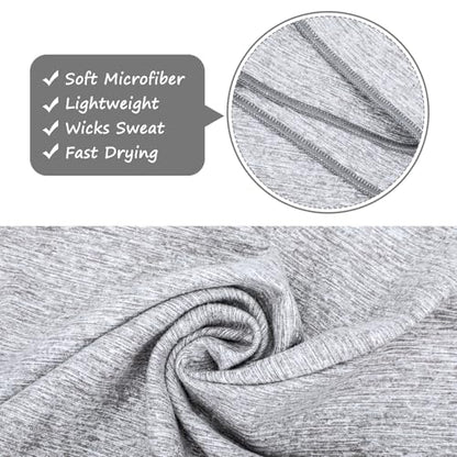 3 Pack Sweat Towel for Working Out Quick Dry Microfiber Gym Towels Men Women Fitness Exercise Tennis Weight Lifting Outdoor Cycling Hiking Fishing Towels(3 Pack(Grey)) - color: 3 Pack(grey)