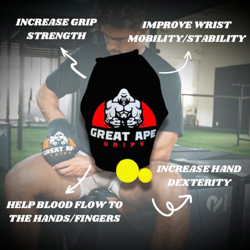 Black, Grip Strength Trainer, Hand Strengthener, Forearm Strengthener, Hand Workout, Forearm Trainer, Grip Workout, Wrist Training, Finger Exercise, Hand Strengthener, Grip Trainer, Grip Exercise