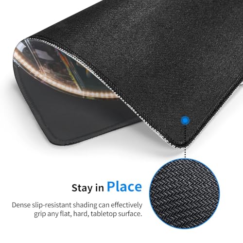 Horn Fish Tank Gaming Mouse Pad Anti-Slip Rubber Base Laptop Mouse Mat for Home Computer Mousepad 10 X 12 Inch