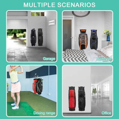 Wall Mounted Golf Bag Hook, Black