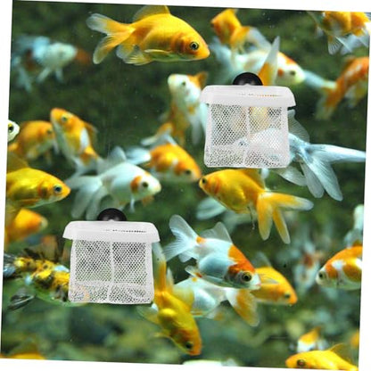 BESPORTBLE 5pcs Fish Tank Net Mesh Separator Cups for Fish Breeding and Easy to Clean Aquarium Divider