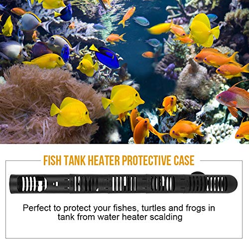 Fdit Aquarium Fish Heater Protective Case Detachable Design Heater for Fish Water with Suction Cups(#3)