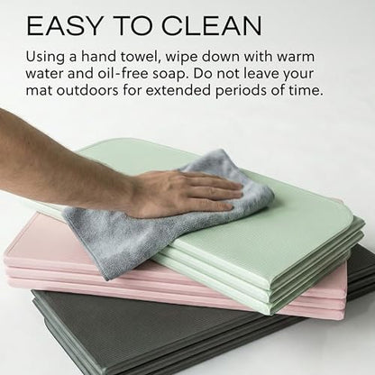 Stakt The Original Foldable Yoga Mat - Non-Slip - color: Iron