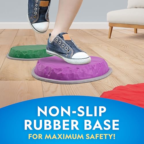 National Geographic 7-Piece Balance Stepping Stones Set for Kids - style: 7 Stepping Stones