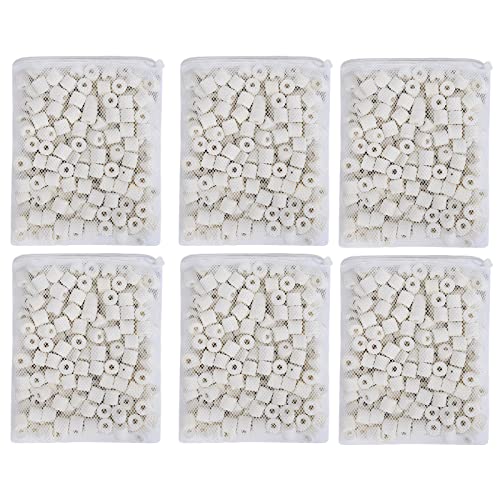 Aquarium Bio Ceramic Rings 6 lbs Filter Media for Pond Fish Tank Canister Filter - size: 6 lbs