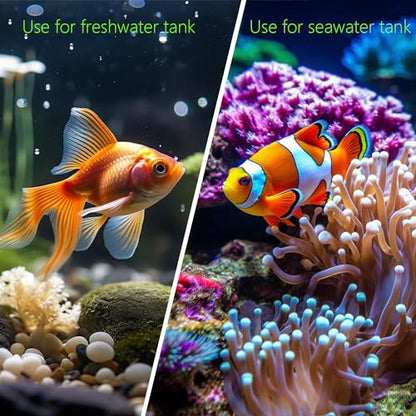 Aquarium Decor Rock Cave for Fish Shrimp Turtle Crab, Betta Fish Tank Decorations Ceramic Hiding Stone, Fish Bowl Landscape Rock with Plastic Plant