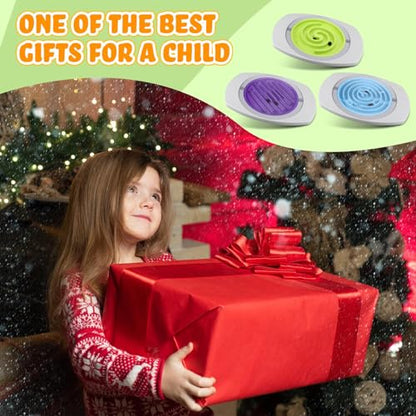 Balance Board with Maze for Kids, 20 Inch Labyrinth Wobble Board with 2 Balls & 3 Replacement Labyrinth Disks Plastic Rocking Seesaw Sensory Training for Boys Girls Indoor Outdoor