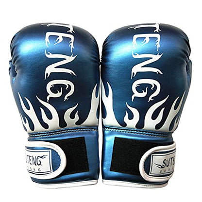 HXBER Boxing Gloves Kick Boxing Training Gloves Youth Muay Thai Punching Bag Mitts Boxing Practice Equipment for Punch Bag Sack Boxing Pads Age 8 to 14 Years Old