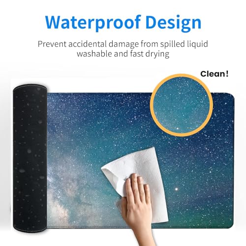 Sea Turtle Gaming Mouse Pad – 12x31.5in Large Extended Desk Mat with Underwater Marine Life Design – Non-Slip Rubber Mousepad for Office Home – Deskmat Gifts for Ocean Lovers Decor