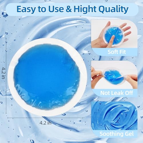 Tutmyrea Reusable Ice Packs for Injuries - 36 Soft Small Cold Compresses for Kids, Pain Relief, Eyes, Wisdom Teeth, Face, Breast, Allergies, Small Wounds - size: 36 Count (Pack of 1)