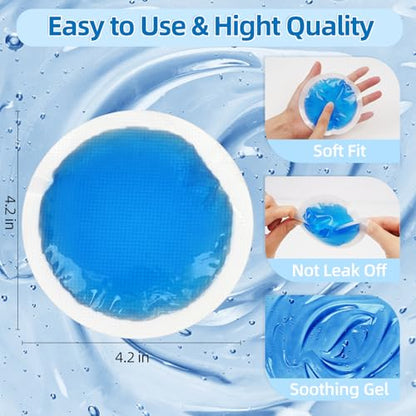 Tutmyrea Reusable Ice Packs for Injuries - 36 Soft Small Cold Compresses for Kids, Pain Relief, Eyes, Wisdom Teeth, Face, Breast, Allergies, Small Wounds - size: 36 Count (Pack of 1)