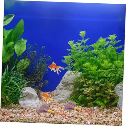 Kisangel 10pcs Floating Spawning Mops for Fish Breeding User Friendly Grass for Aquarium Tanks Durable Versatile Hideout for Betta and Fry Care - color: Violet