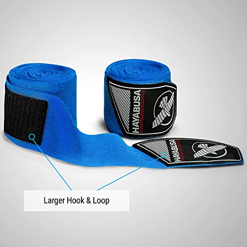 Hayabusa 4.0 Perfect Stretch Boxing Hand Wraps | Boxing Hand Wraps, Boxing Wraps, Muay Thai Hand Wraps, Wrist Wraps Boxing, Hand Wraps for Boxing Gloves, 180 Inch Hand Wraps - color: Blue, size: 180"