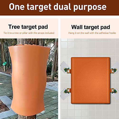 Wall Punching Pad & Tree Training Target, 2-in-1 Large Boxing Punching Bag