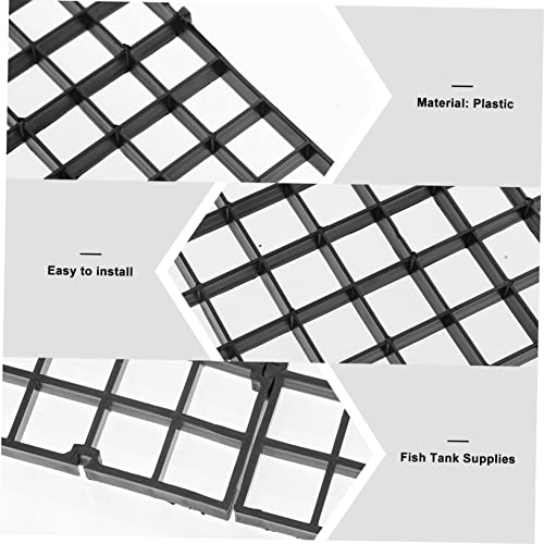 10pcs Fish Tank Divider Grid Divider Panels for Aquariums Easy to Install Isolation Board for Fish Breeding and Separation Material