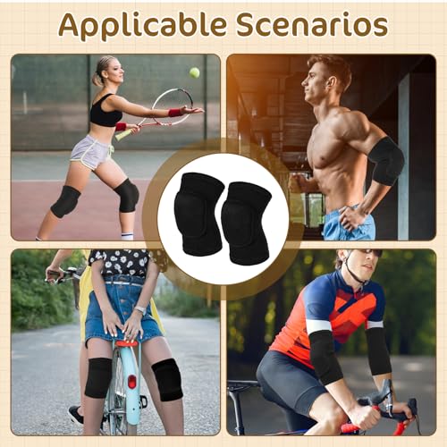 Volleyball Knee Pads, Arm Brace Pads Elbow Protector Strap - size: Medium