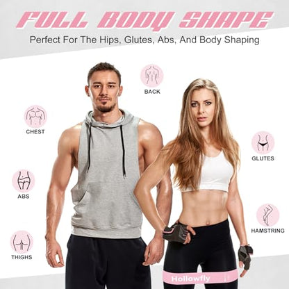 Hollowfly 30 Pcs Bulk Resistance Bands Latex Loop Non Slip - color: Pink