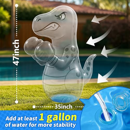 Punching Bag for Kids with Pump, 47 Inch Kids Punching Bags 3-8