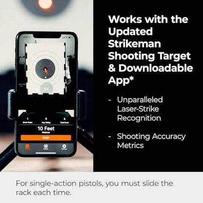Strikeman Colt 45 Dry-Fire Laser Training System - Great for Target Shooting Practice with Pistols - Kit Includes Access to Updated App (No Subscription Needed), Cartridge, Target & Phone Holder - style: Colt 45