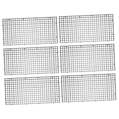 DECHOUS 6Pcs Fish Tank Divider Grid Plate Aquarium Bottom Resistant Easy to Install for Aquascaping and Betta Fish Tanks