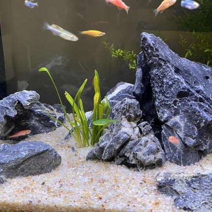 5 lbs Aquarium Silica Sand. 0.4-0.8 mm Mini Gravel Substrate for Fish Tank, Plants Potted, Fire Pits, Candle, Vase Filler and Crafts - color: Beige, size: 5 LB