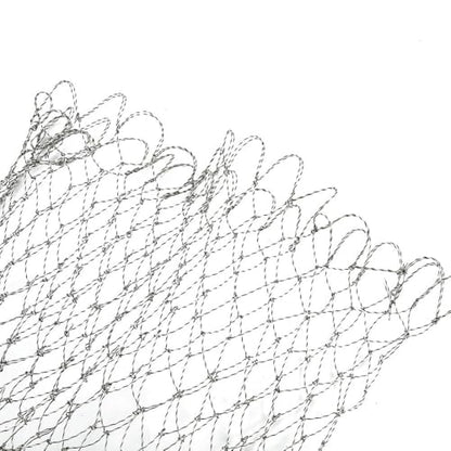 ‌Fishing Landing Net Replacement Nylon Mesh Catch & Release Net for Bass/Trout - size: 50×70cm