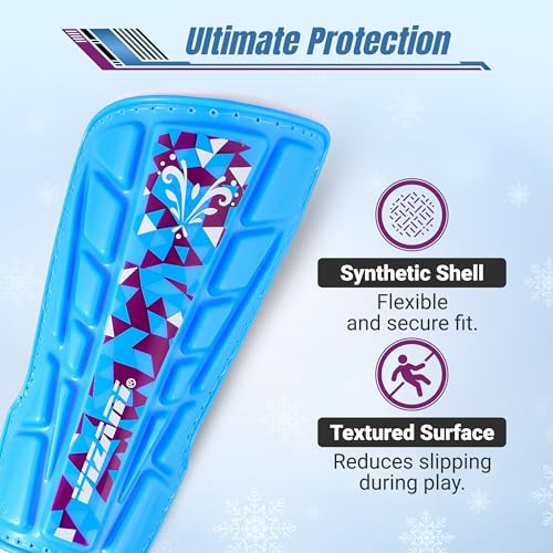 Vizari Soccer Shin Guards with Ankle Protection for Kids, Youth, Adult Sizes - Lightweight & Durable Shinguards for Boys, Girls, Toddlers (Ages 3+) - size: XX-Small