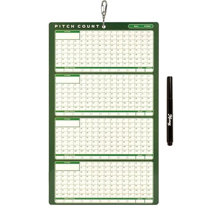 Murray Sporting Goods Baseball Team Colors Dry Erase Coaches Clipboard - style: Green