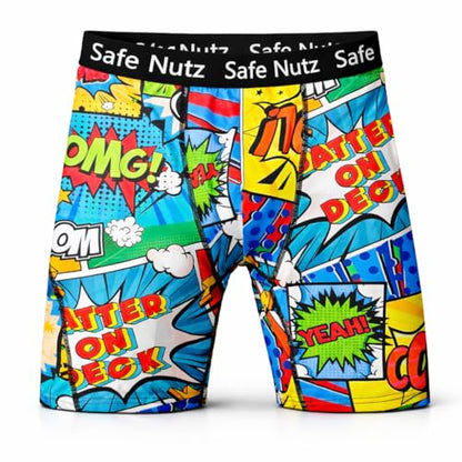 Youth Safe Nutz Compression Shorts - Batter On Deck (Built-in Cup)
