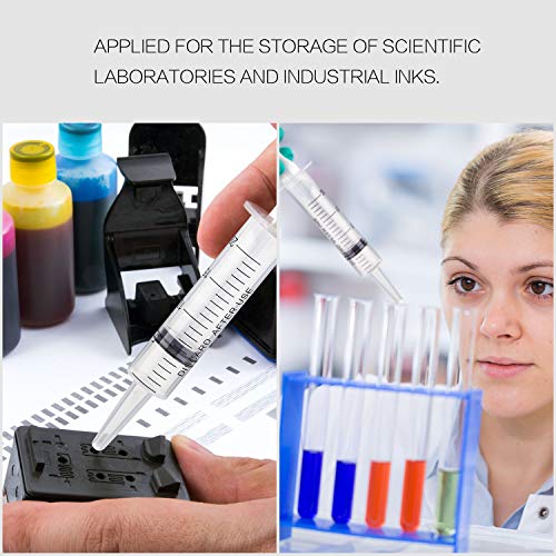 20 Packs 20ml/cc Plastic Syringes Liquid Measuring Syringe with Measurement Needleless Sterile and Individually Sealed for Measuring Liquids Feeding Pets Gardening Oil or Glue Applicator Favors