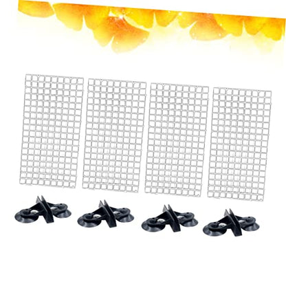 Generic Aquarium Isolation Panel Spliced Lattice Plate Grid Board for Fish Tank Dividers Random Color