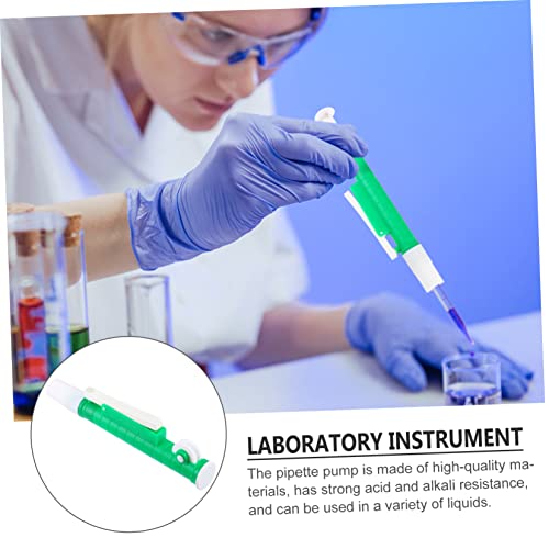 Veemoon Scientific Pipette Pump Plastic Laboratory Pipette Pump 10ml Dispenser