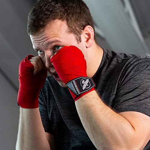 Hayabusa 4.0 Perfect Stretch Boxing Hand Wraps | Boxing Hand Wraps, Boxing Wraps, Muay Thai Hand Wraps, Wrist Wraps Boxing, Hand Wraps for Boxing Gloves, 180 Inch Hand Wraps - color: Black, size: 180"