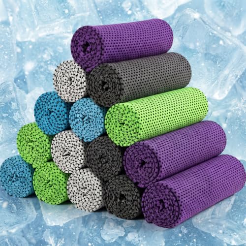 BBTO Pcs Cooling Towels 32'' x 12'' Microfiber Sweat Towel - color: Mixed Colors