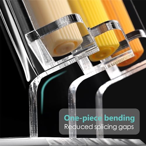 Acrylic Pen Holder Desktop Display, Vertical Fountain Pen Pencil Stand Ballpoint Showholder, Clear Makeup Brush Rack, Paintbrush Drying Support Organizer Desk for Exhibitions,Office,Store Use - style: Vertical Pen Holder（1PCS)