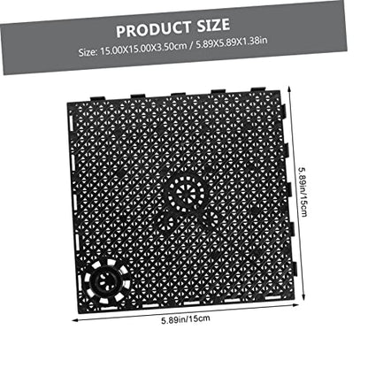 Kisangel 12Pcs Aquarium Divider Board Durable Fish Tank Bottom Trays for Freshwater Filtering Expandable Isolation Plates for Aquatic Supplies and Fish Care