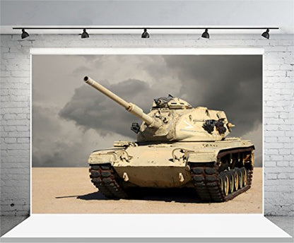Yeele 7x5ft Tank Armoring Backdrop Military Equipment Photography Background Picture Adult Portrait Photo Booth Shooting Vinyl Wallpaper Photocall Studio Props Y2BK01538