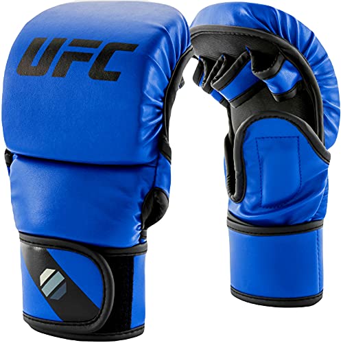 UFC 8oz MMA Sparring Gloves - color: Blue, size: Small-Medium