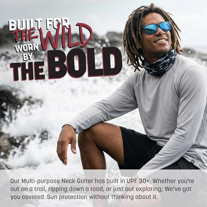 S A Soul of Adventure Single UV Face Shield | UV 30+ Multipurpose Neck Gaiter Balaclava for Adults - color: Solid Navy
