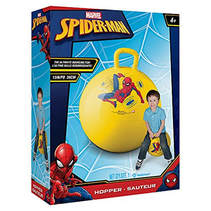 Hedstrom Marvel Spider-Man Hopper, 15-Inch, Yellow (55-97063) - color: Spiderman-yellow