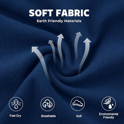 BAMBOO COOL Ultra Soft Mens Underwear Boxer Briefs Multi-pack - color: 2blue/1purple/1gray/2black（6 Pack）, size: X-Large