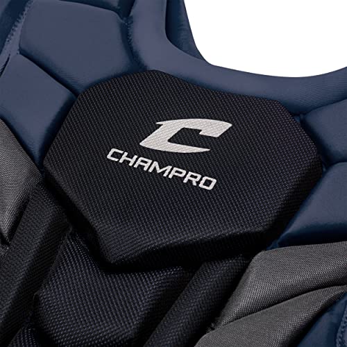 Champro Optimus Pro Plus Chest Protector - color: Navy, size: Intermediate (15.5")