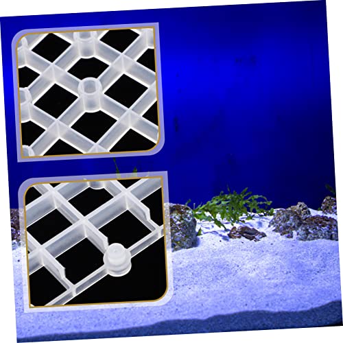 2pcs -Resistant Aquarium Divider Panels for Fish Tank Professional Gravel Board Isolation System Easy to Install Bottom Accessory