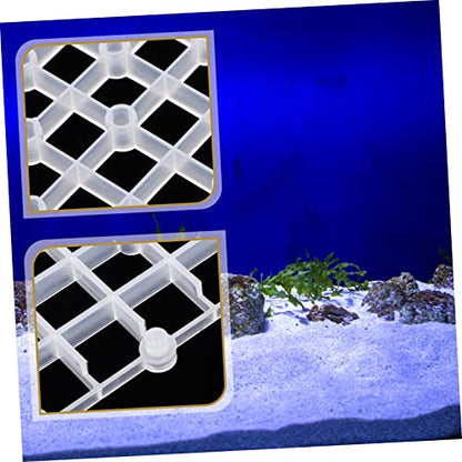 2pcs -Resistant Aquarium Divider Panels for Fish Tank Professional Gravel Board Isolation System Easy to Install Bottom Accessory