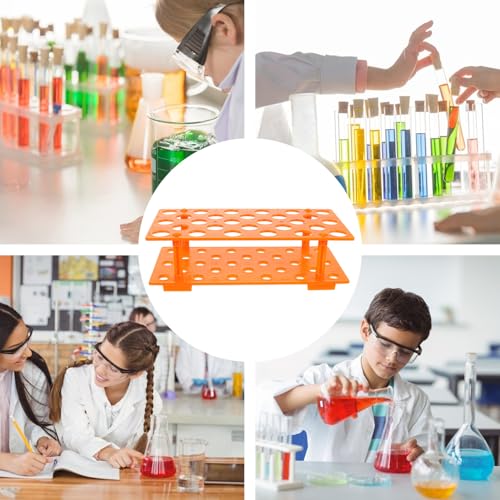 Zerodeko Microcentrifuge Tube Holder Rack Plastic Storage Organizer for Tubes Lab Use Compatible