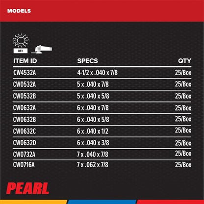 SlimCut AO 4-1/2 x .4 x 7/8 A46 T-1, Pack of 25