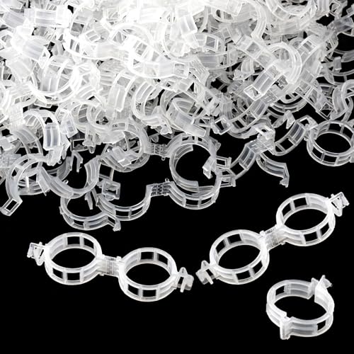 150 Pcs Plant Clips for Climbing Plants, Tomato Clips for Support, Plastic Garden Clips for Plants Grape Vine Vegetables Make Plant Grow Upright