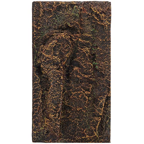 3D Reptile Tank Background Board for Aquariums and Terrariums Random Color Resin Decor Cuttable Tortoise Tank Decoration Fresh Look for Reptile Habitats